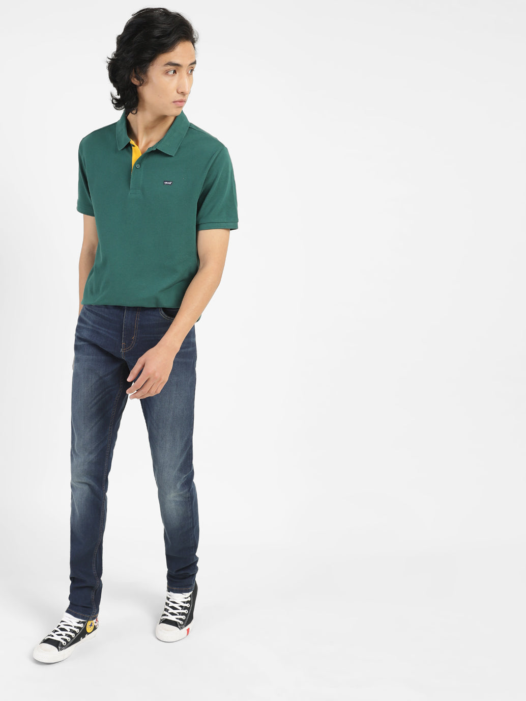 Men's 512 Blue Slim Tapered Fit Mid Rise Jeans