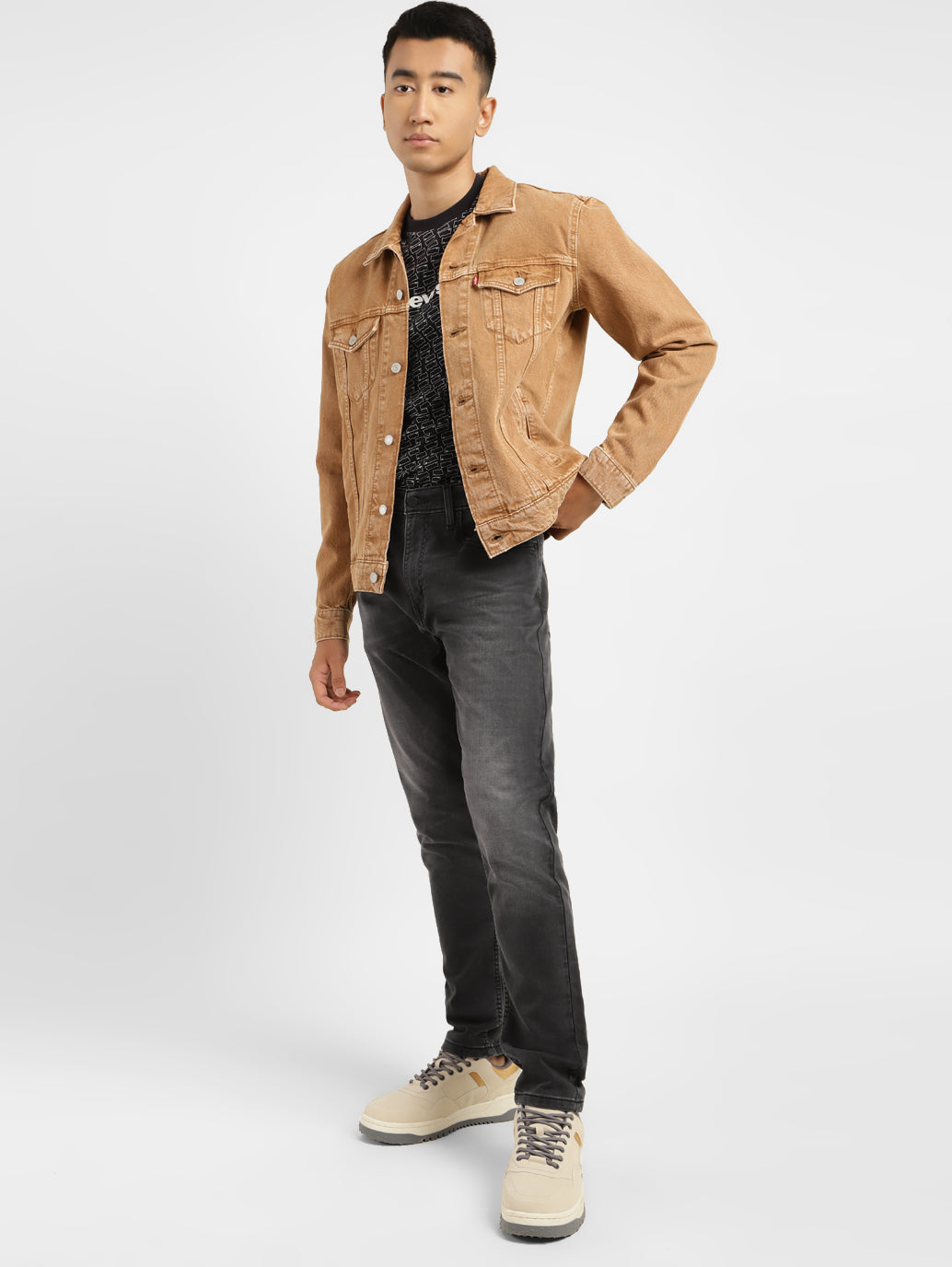 Men's 512 Grey Slim Tapered Fit Mid Rise Jeans
