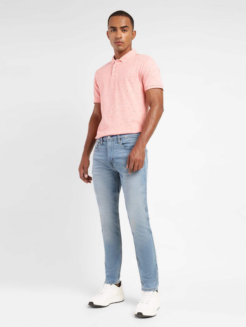 Men's 512 Blue Slim Tapered Fit Mid Rise Jeans
