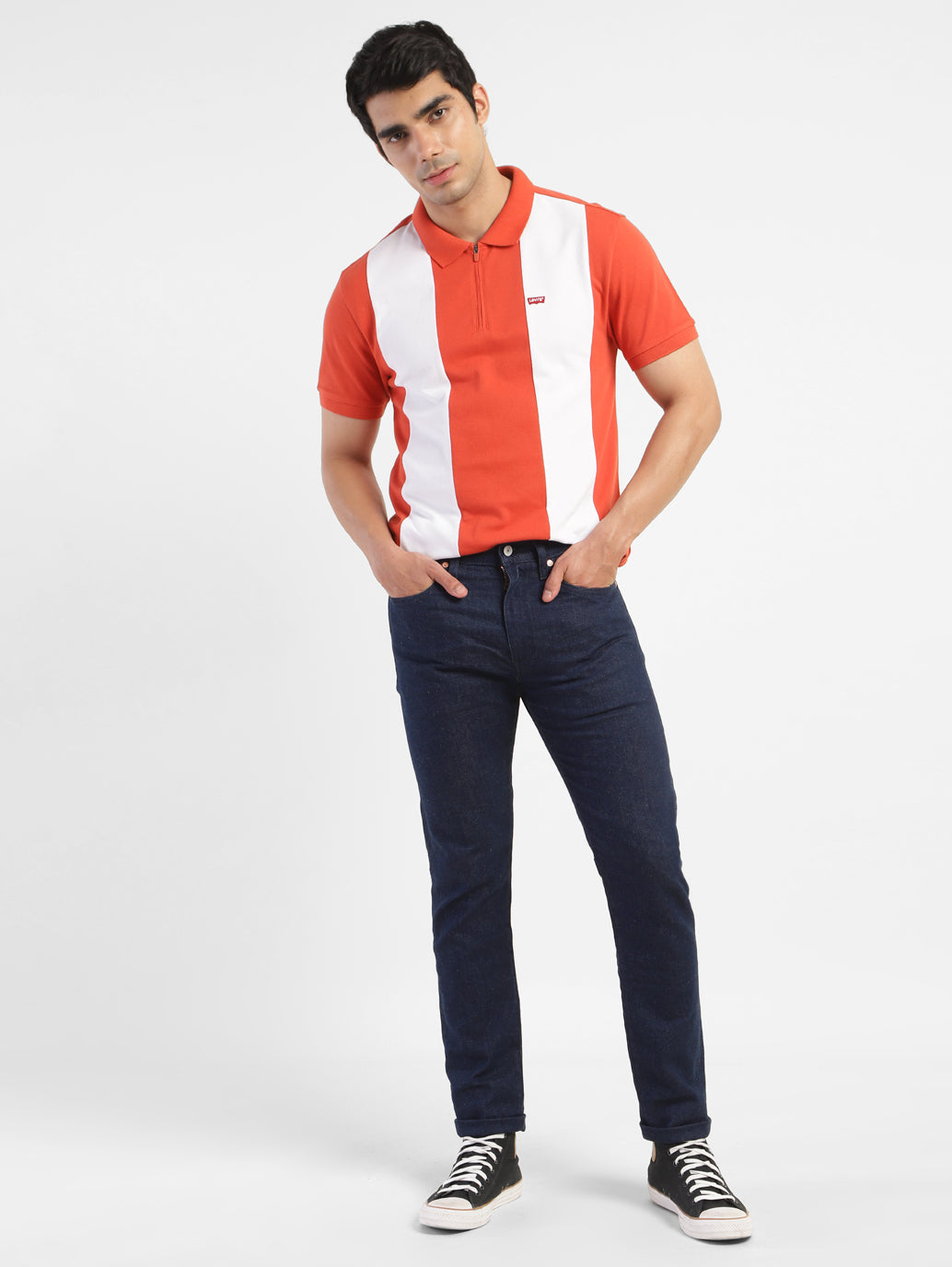 Men's 512 Blue Slim Tapered Fit Mid Rise Jeans