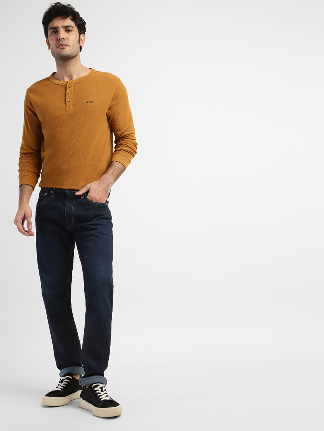 Men's 512 Blue Slim Tapered Fit Mid Rise Jeans