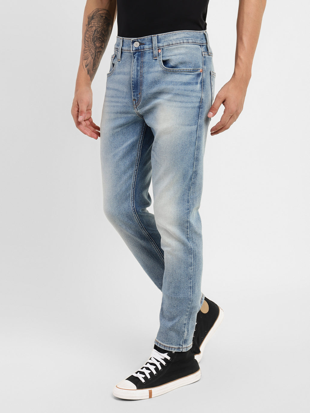 Levis 512 light blue best sale