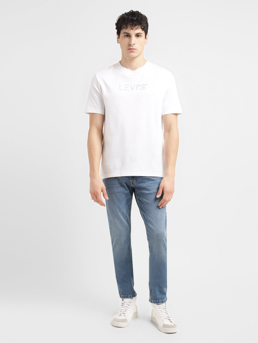 Men's 512 Blue Slim Tapered Fit Mid Rise Jeans