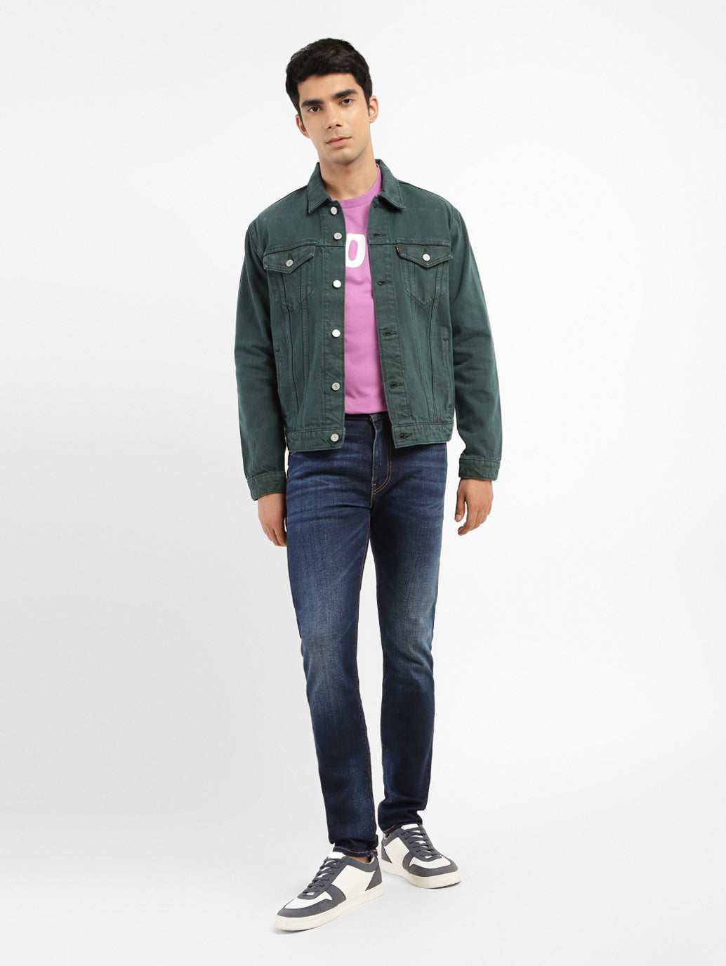 Men's 512 Blue Slim Tapered Fit Mid Rise Jeans