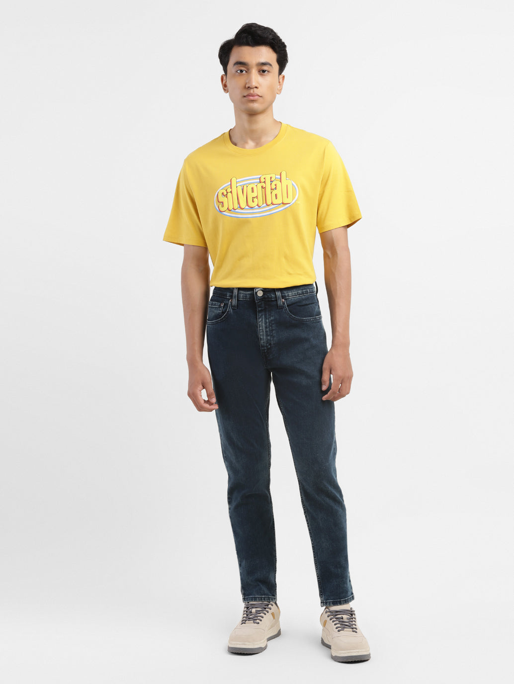 Men's 512 Blue Slim Tapered Fit Mid Rise Jeans