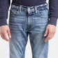 Men's 512 Blue Slim Tapered Fit Mid Rise Jeans - details View