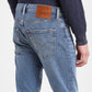 Men's 512 Blue Slim Tapered Fit Mid Rise Jeans - details View