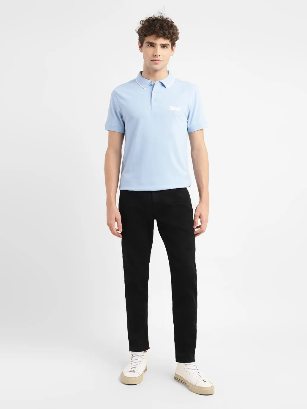 Men's 512 Black Slim Tapered Fit Mid Rise Jeans