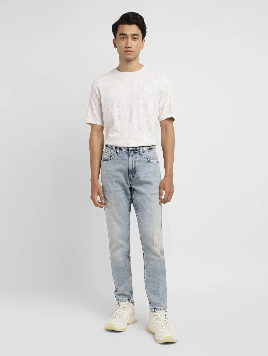 Men's 512 Blue Slim Tapered Fit Mid Rise Jeans - 307287c1-99f9-4472-937c-04161dfe1dfb View