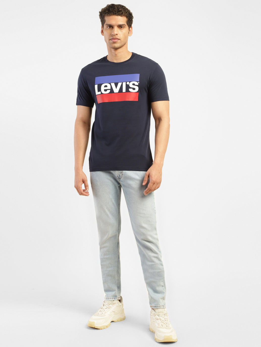 Men's 512 Blue Slim Tapered Fit Mid Rise Jeans