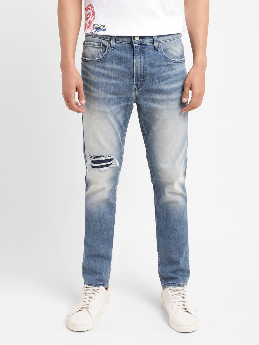 Men's 512 Mid Indigo Slim Tapered Fit Jeans