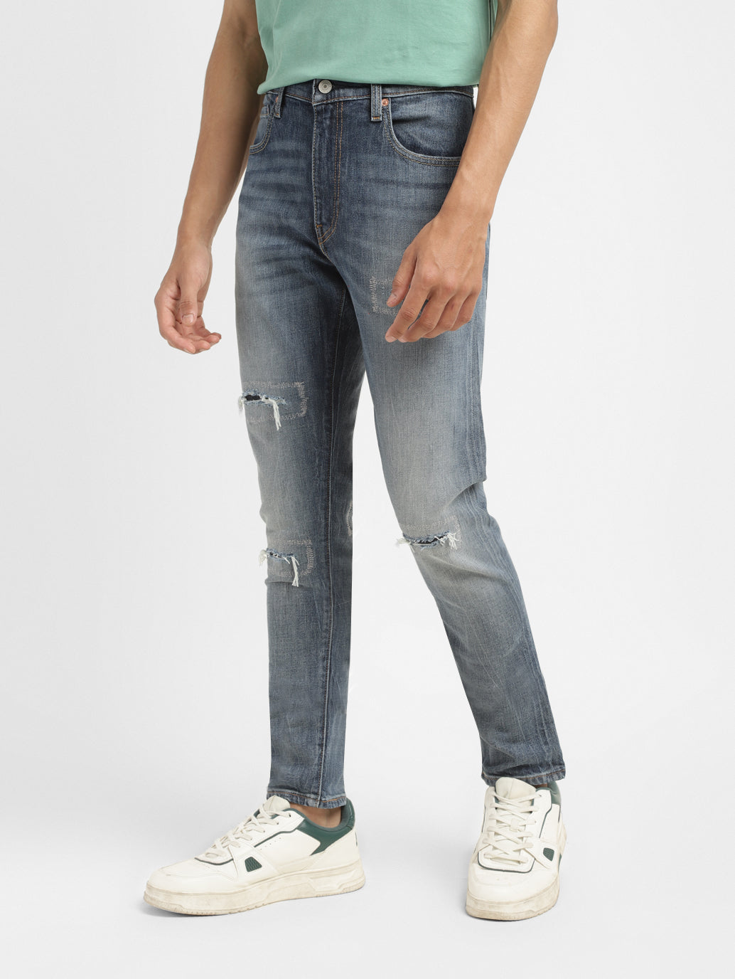 Men's 512 Mid Indigo Slim Tapered Fit Jeans