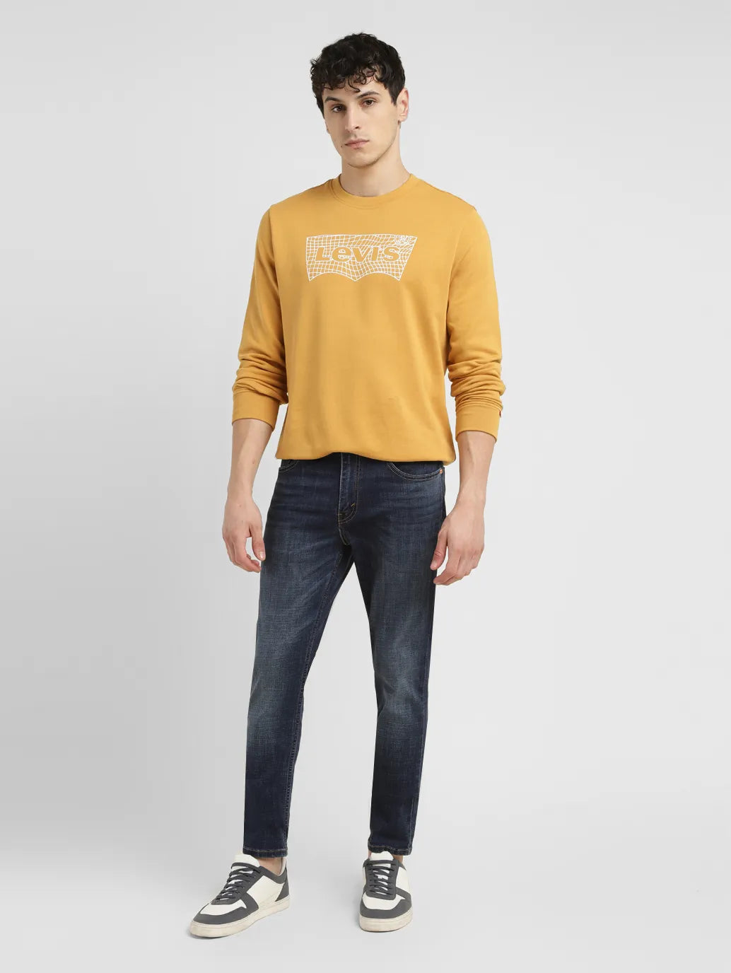 Men's 512 Blue Slim Tapered Fit Mid Rise Jeans