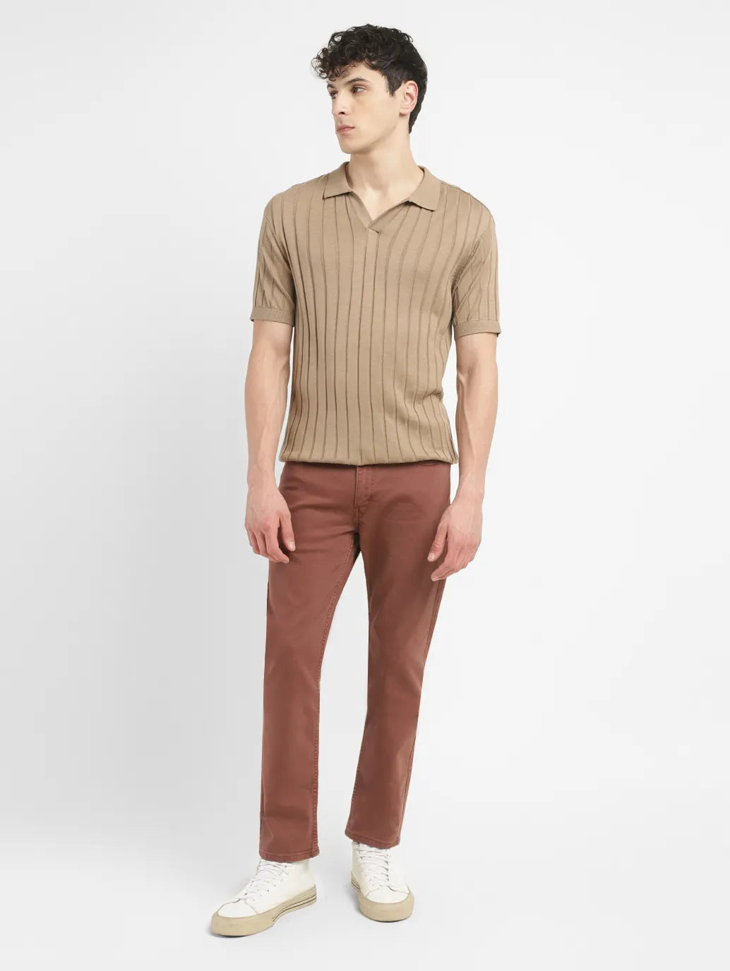 Men's 512 Brown Slim Tapered Fit Mid Rise Jeans