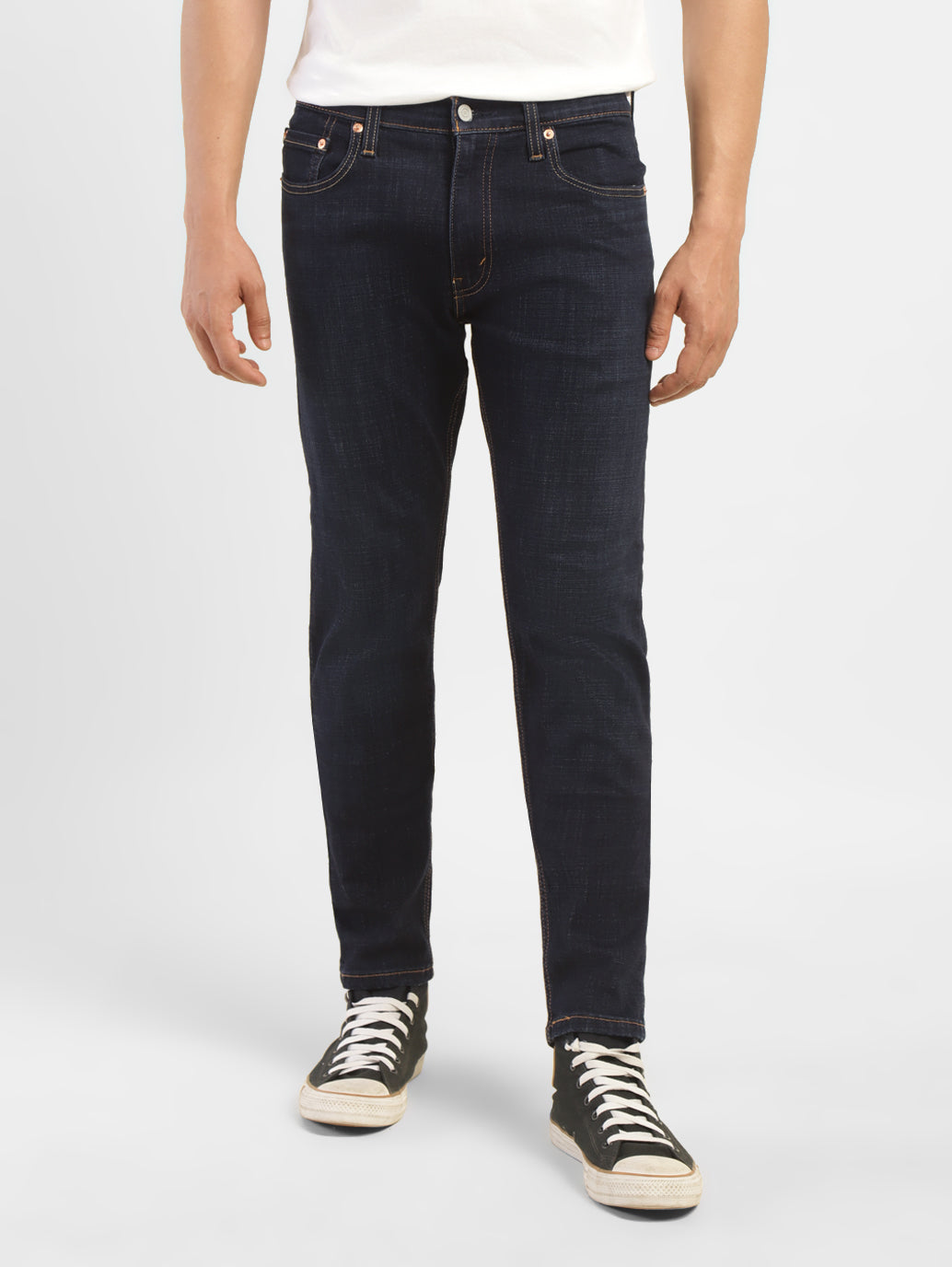 Men's 512 Blue Slim Tapered Fit Mid Rise Jeans