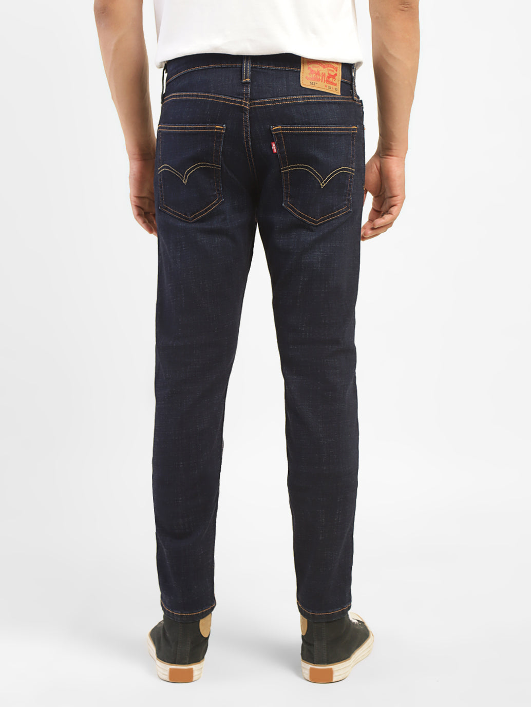 Men's 512 Navy Slim Tapered Fit Jeans