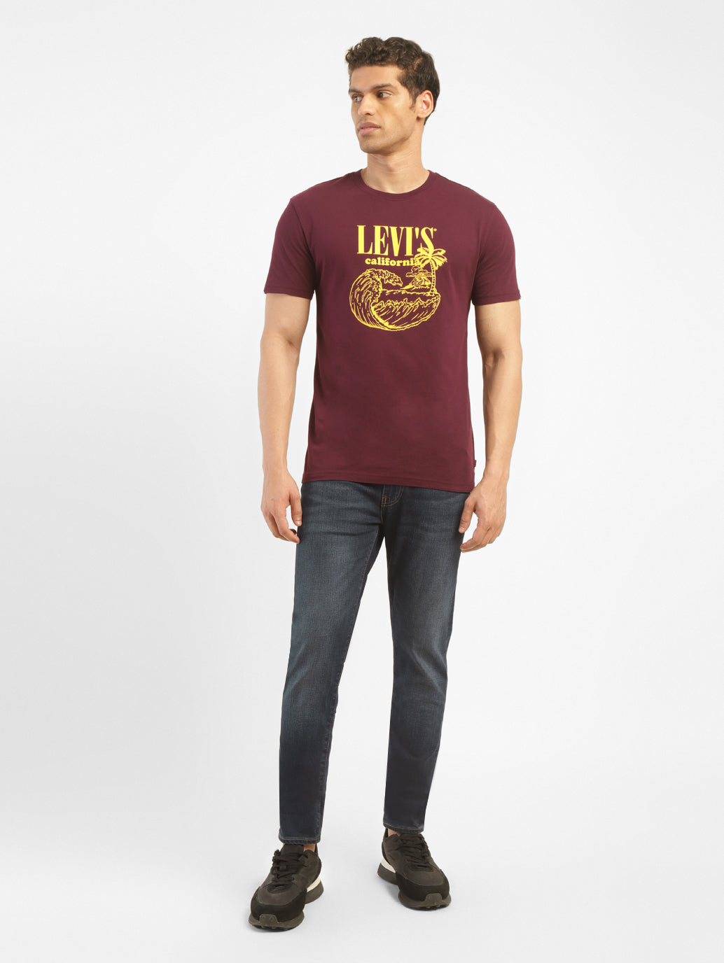 Men's 512 Blue Slim Tapered Fit Mid Rise Jeans