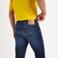 Men's 512 Navy Blue Slim Tapered Fit Mid Rise Jeans - cc493694-8fb0-4b66-9940-e3abb97a4c97 View