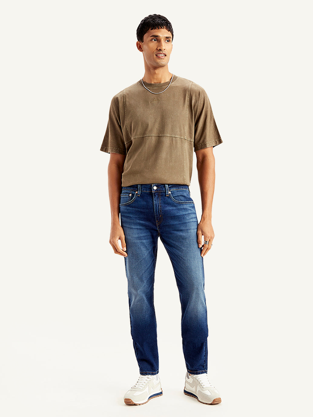 Men's 512 Blue Slim Tapered Fit Mid Rise Jeans