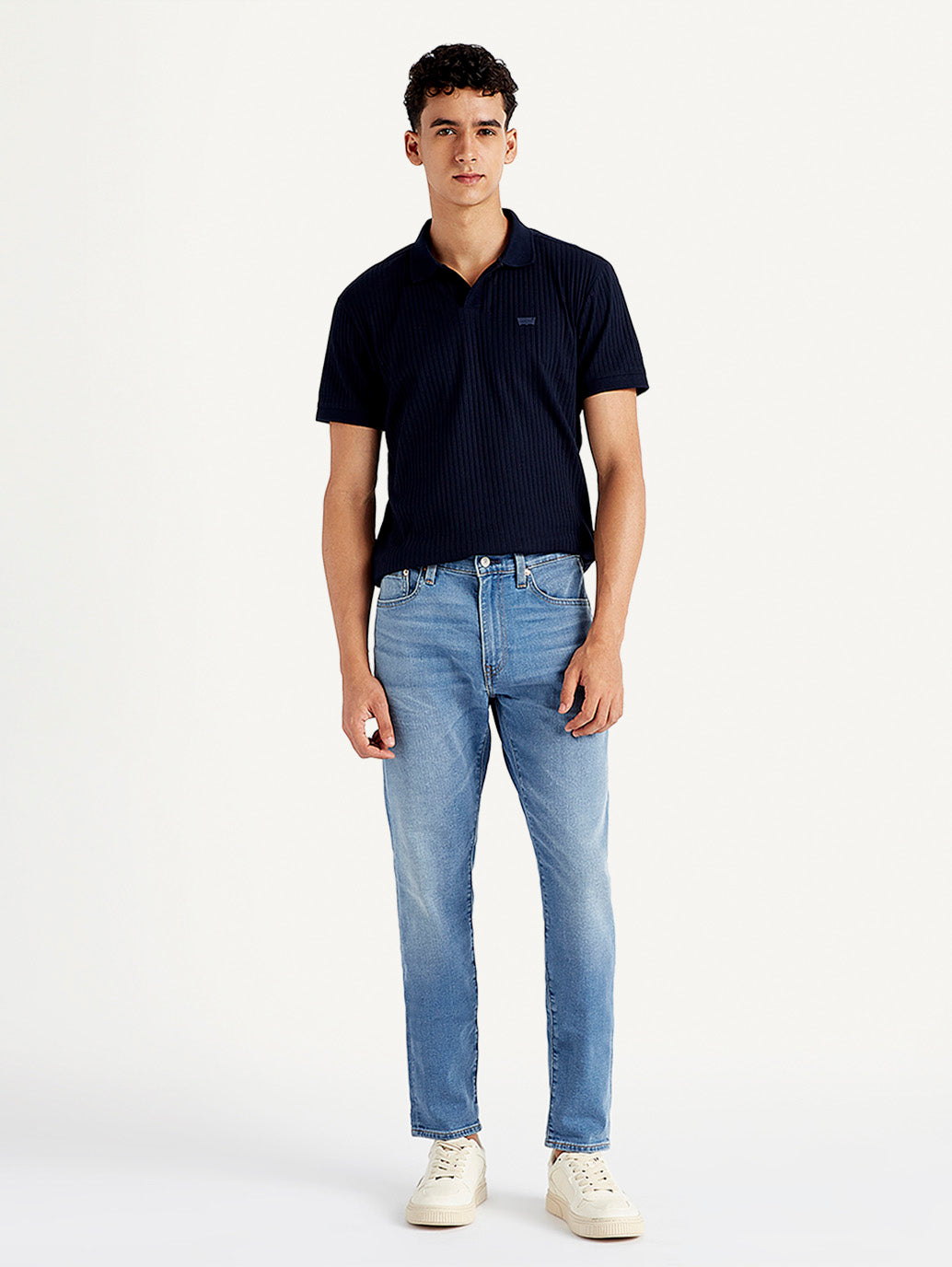 Men's 512 Blue Slim Tapered Fit Mid Rise Jeans