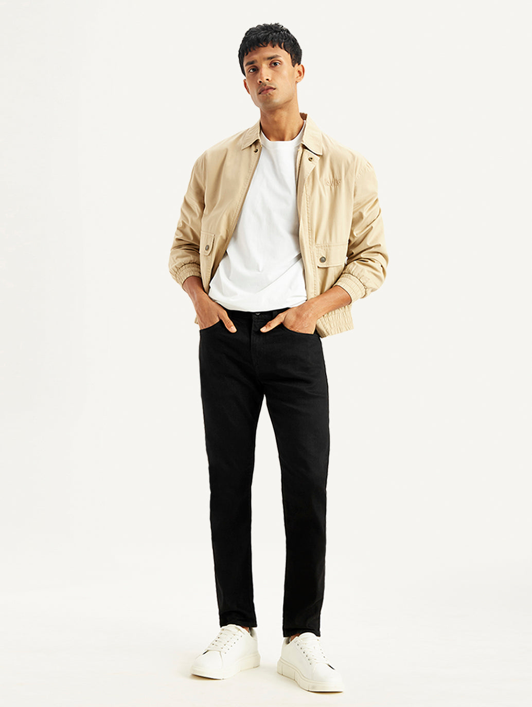 Men's 512 Black Slim Tapered Fit Mid Rise Jeans