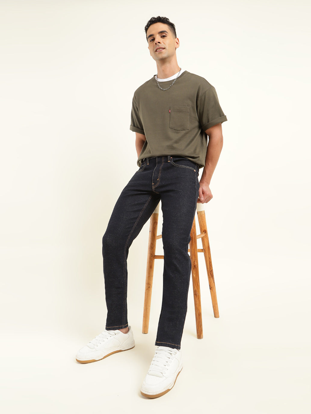 Men's 512 Indigo Slim Tapered Fit Mid Rise Jeans