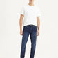Men's 512 Dark Blue Slim Tapered Fit Mid Rise Jeans - Front View