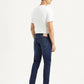 Men's 512 Dark Blue Slim Tapered Fit Mid Rise Jeans - Back View