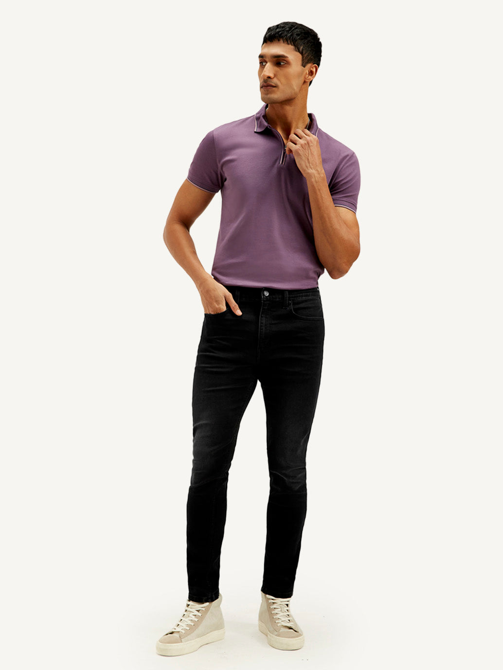 Men's 512 Black Slim Tapered Fit Mid Rise Jeans