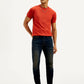 Men's 512 Navy Blue Slim Tapered Fit Mid Rise Jeans - Styleshot View