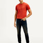 Men's 512 Navy Blue Slim Tapered Fit Mid Rise Jeans - Front View