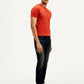 Men's 512 Navy Blue Slim Tapered Fit Mid Rise Jeans - Side View