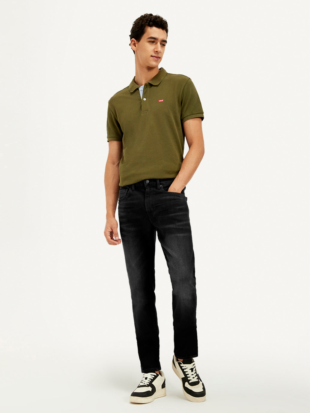 Men's 512 Grey Slim Tapered Fit Mid Rise Jeans