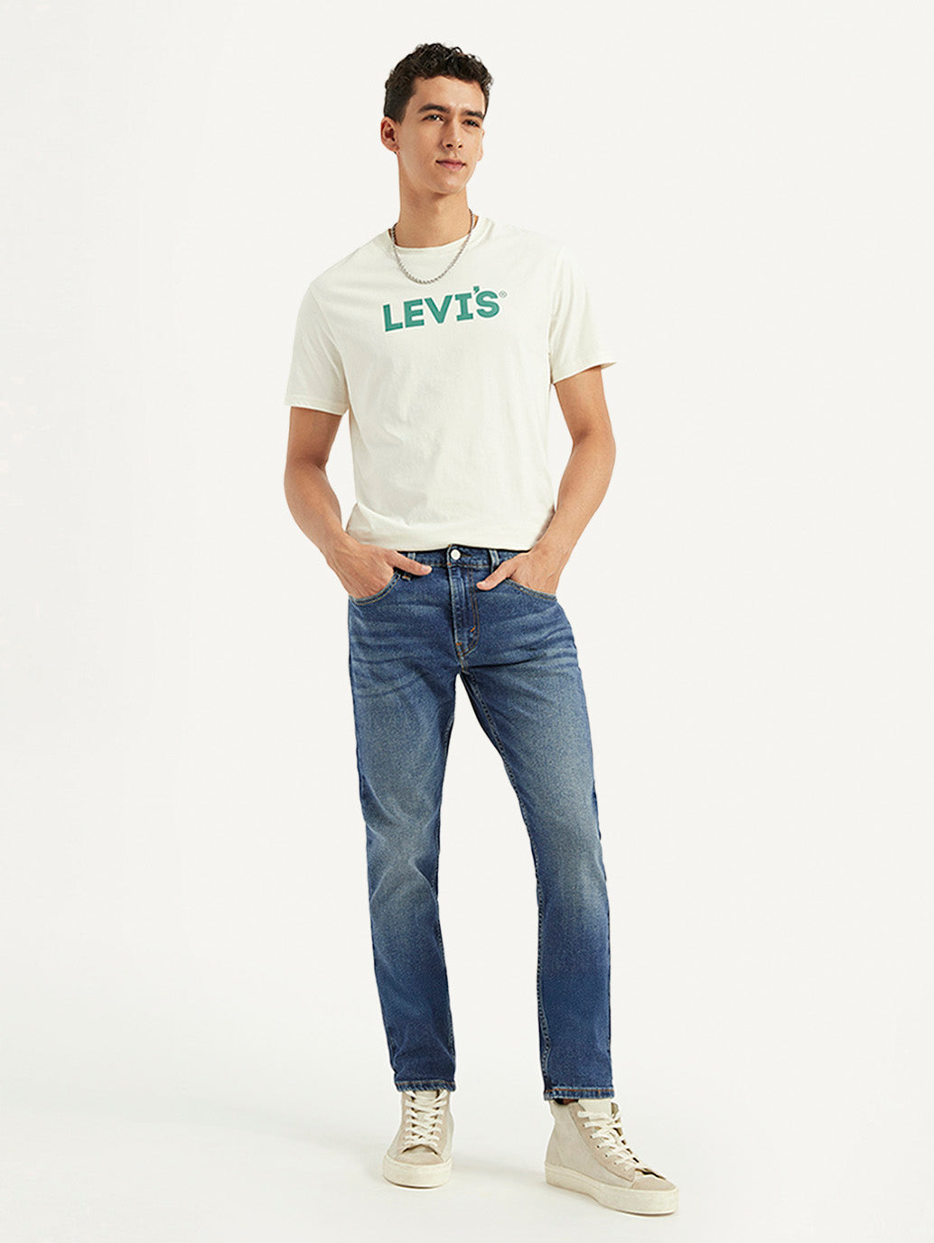 Men's 512 Indigo Slim Tapered Fit Mid Rise Jeans