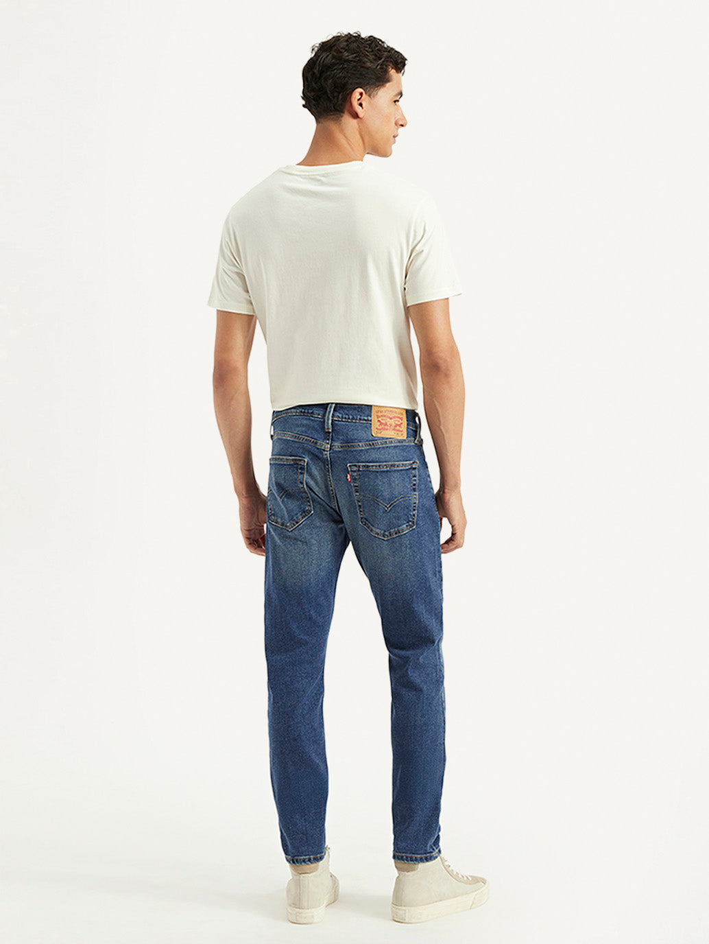 Men's 512 Indigo Slim Tapered Fit Mid Rise Jeans - Back View
