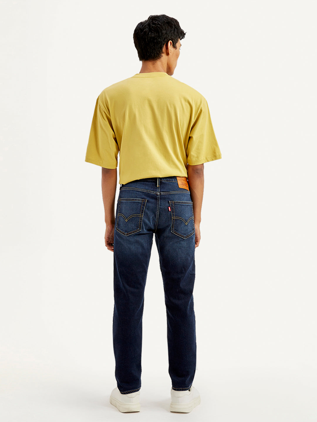 Men's 512 Navy Blue Slim Tapered Fit Mid Rise Jeans - 20 View