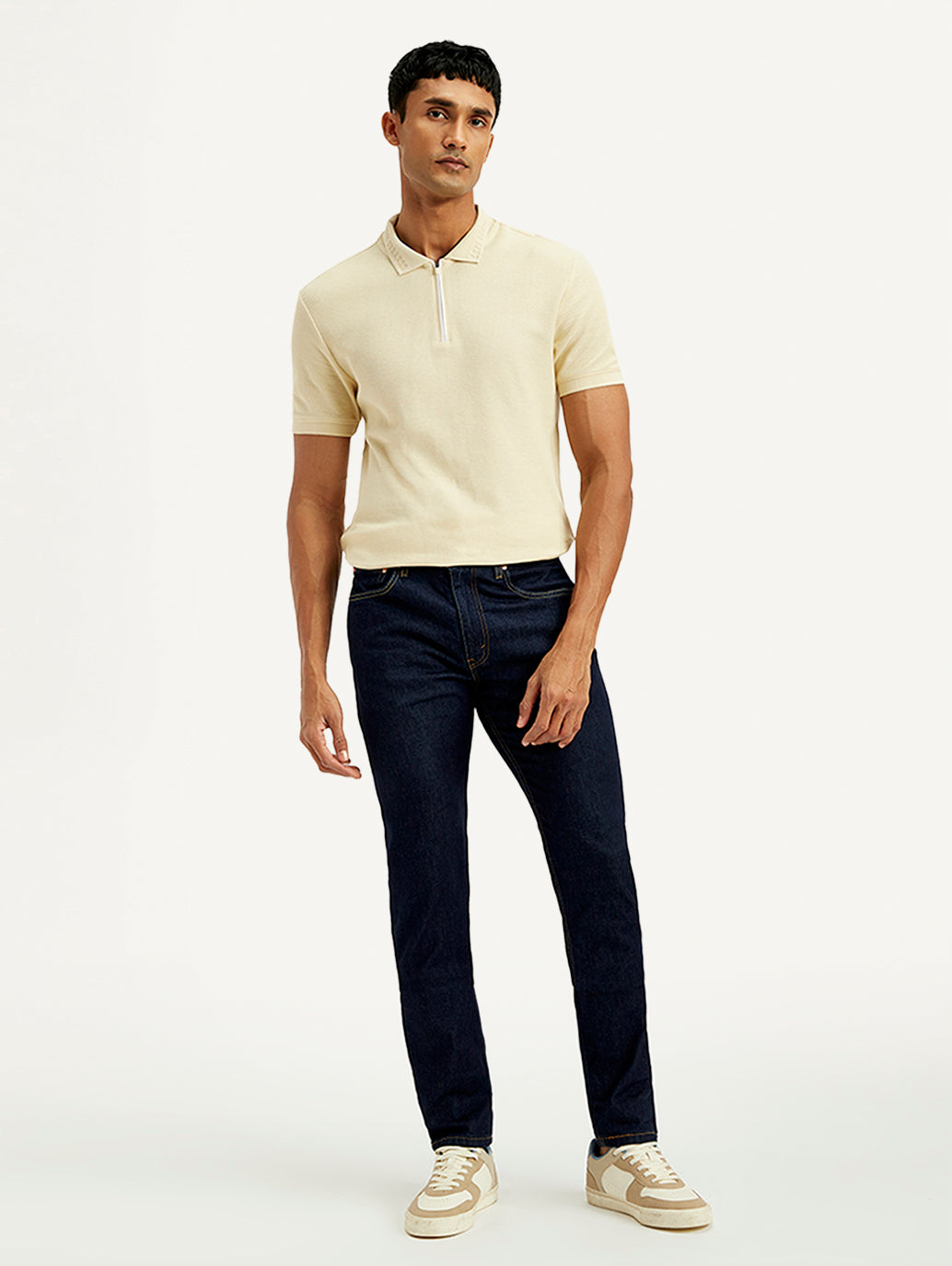 Men's 512 Navy Slim Tapered Fit Mid Rise Jeans