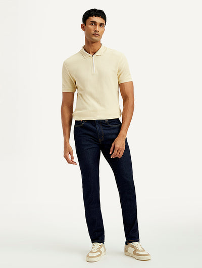 Men's 512 Navy Slim Tapered Fit Mid Rise Jeans