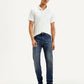 Men's 512 Blue Slim Tapered Fit Mid Rise Jeans - Styleshot View