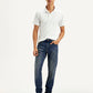 Men's 512 Blue Slim Tapered Fit Mid Rise Jeans - Front View