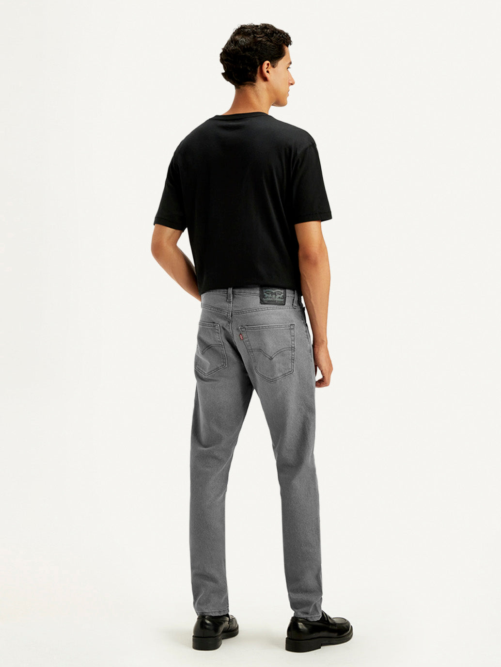 Men's 512 Grey Slim Tapered Fit Mid Rise Jeans - Back View