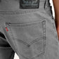 Men's 512 Grey Slim Tapered Fit Mid Rise Jeans - Detail View