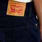 Men's 512 Dark Blue Slim Tapered Fit Mid Rise Jeans - Detail View