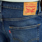 Men's 512 Blue Slim Tapered Fit Mid Rise Jeans - Detail View