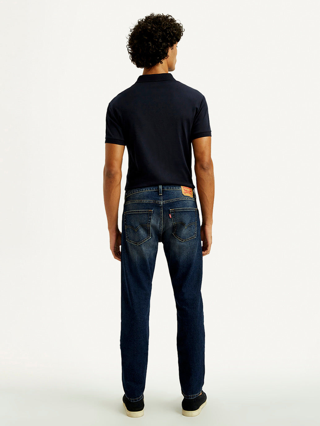 Men's Tinted 512 Med Indigo Slim Tapered Fit Mid Rise Jeans - Back View