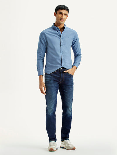 levi's Men's 512 Dark Indigo Slim Tapered Fit Mid Rise Jeans-picture-21