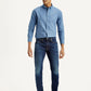 Men's 512 Dark Indigo Slim Tapered Fit Mid Rise Jeans - Front View