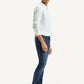 Men's 512 Dark Indigo Slim Tapered Fit Mid Rise Jeans - Side View