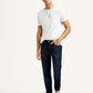 Men's 512 Dark Blue Slim Tapered Fit Mid Rise Jeans - Styleshot View