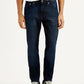 Men's 512 Dark Blue Slim Tapered Fit Mid Rise Jeans - 20Front View